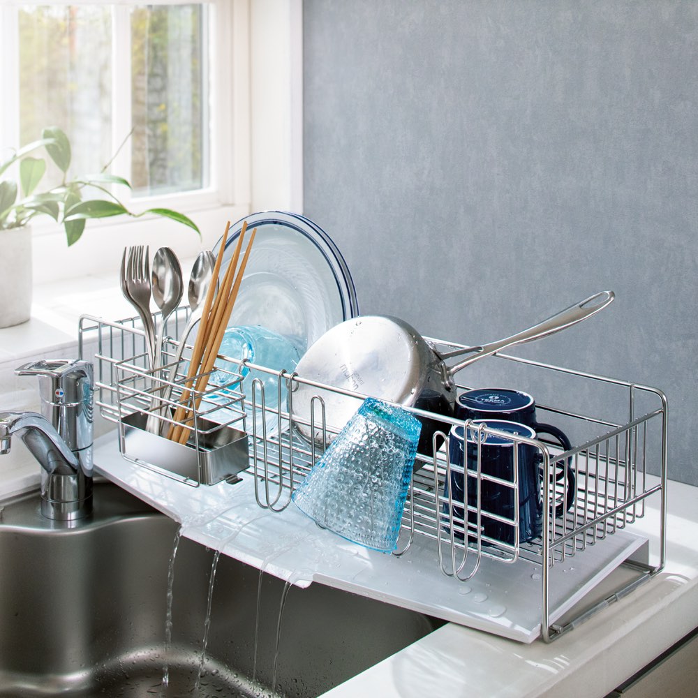 dinos（ディノス） ≪フッ素加工ステンレストレー≫ 奥行58cmのシンク