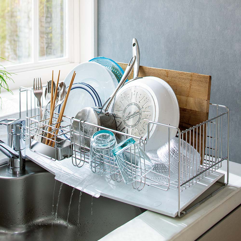 dinos（ディノス） ≪ステンレストレー≫ 奥行58cmのシンクに渡せる