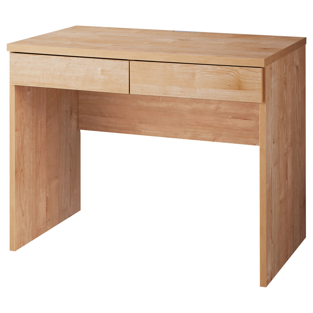 dinos（ディノス） 天然木調 配線すっきりデスクシリーズ デスク・幅90