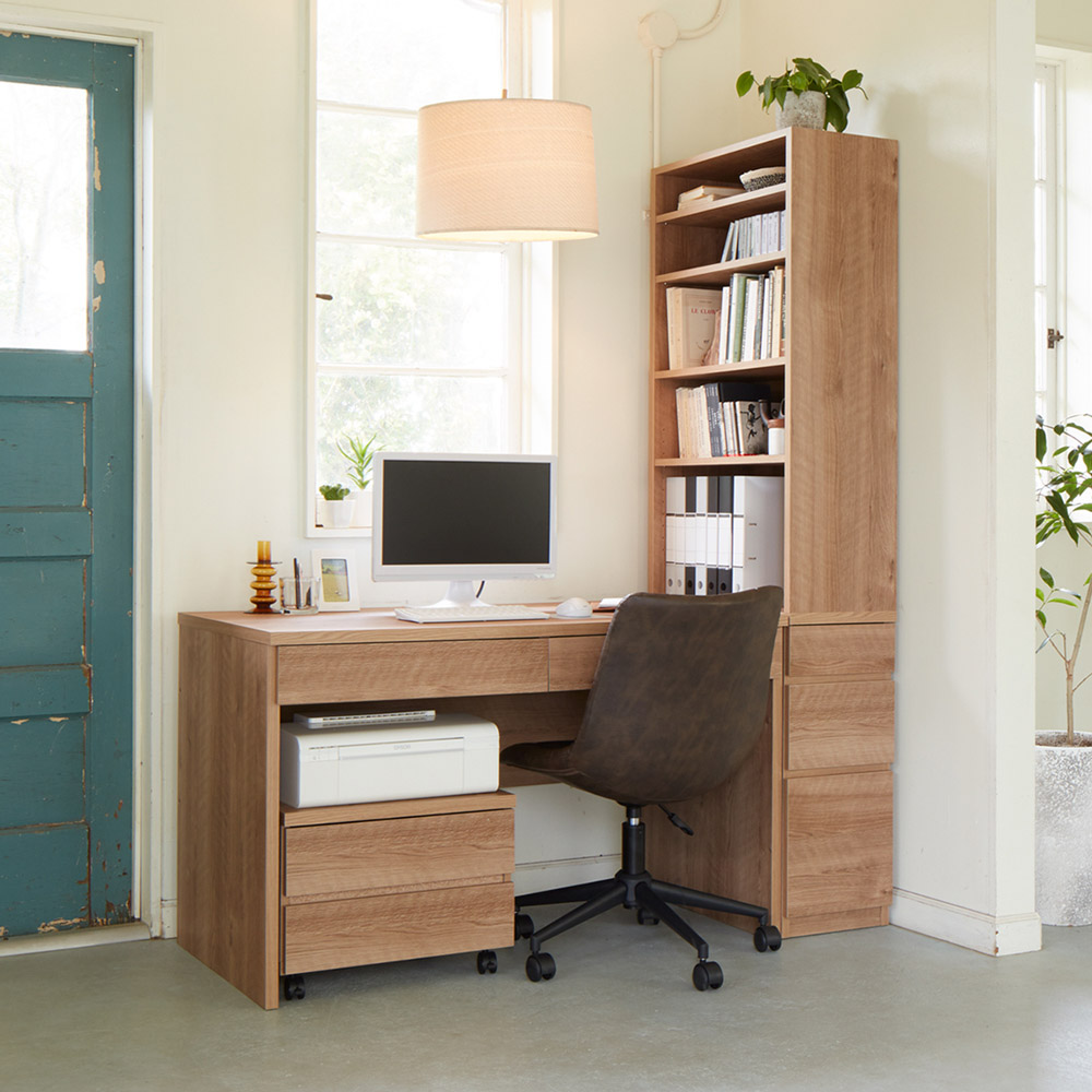 dinos 引き出し付きデスク 薄型ホームオフィス デスク 幅120.5cm dinos_1236410222