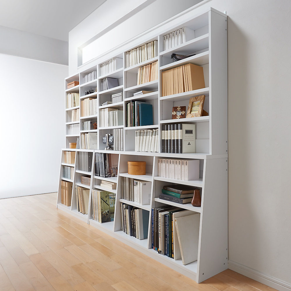 dinos（ディノス） ≪幅118cm高さ168.5cm≫ 脚元安定1cmピッチ棚板頑丈