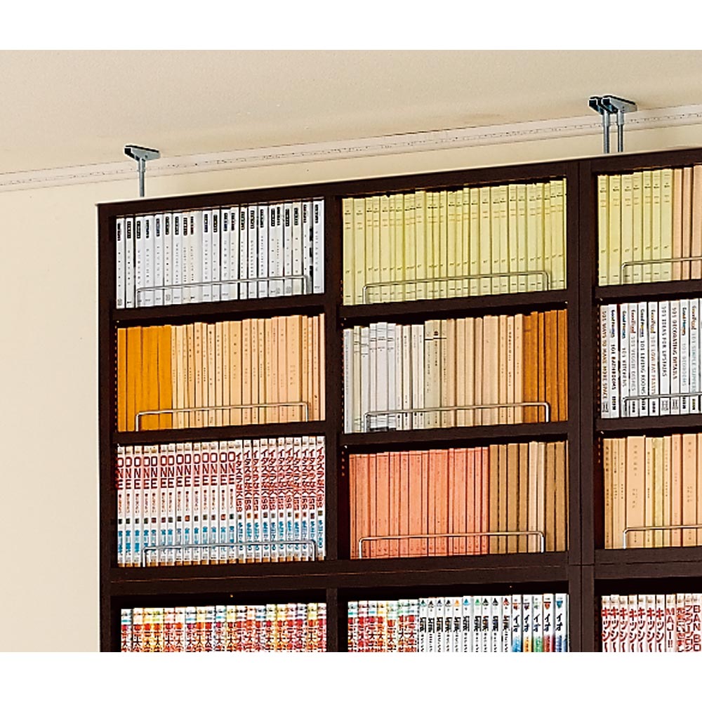 dinos（ディノス） 1cmピッチ薄型壁面書棚 奥行19cm 幅82cm 上置き高さ