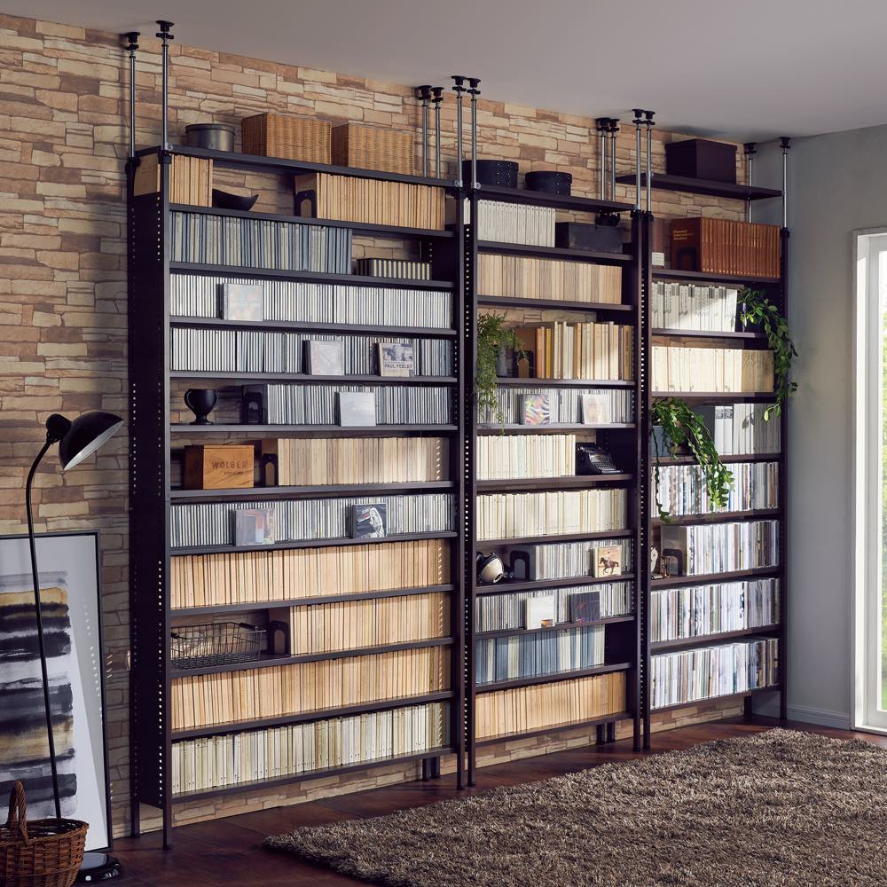 dinos（ディノス） たっぷり収納！スチールラック 突っ張り式 コミック