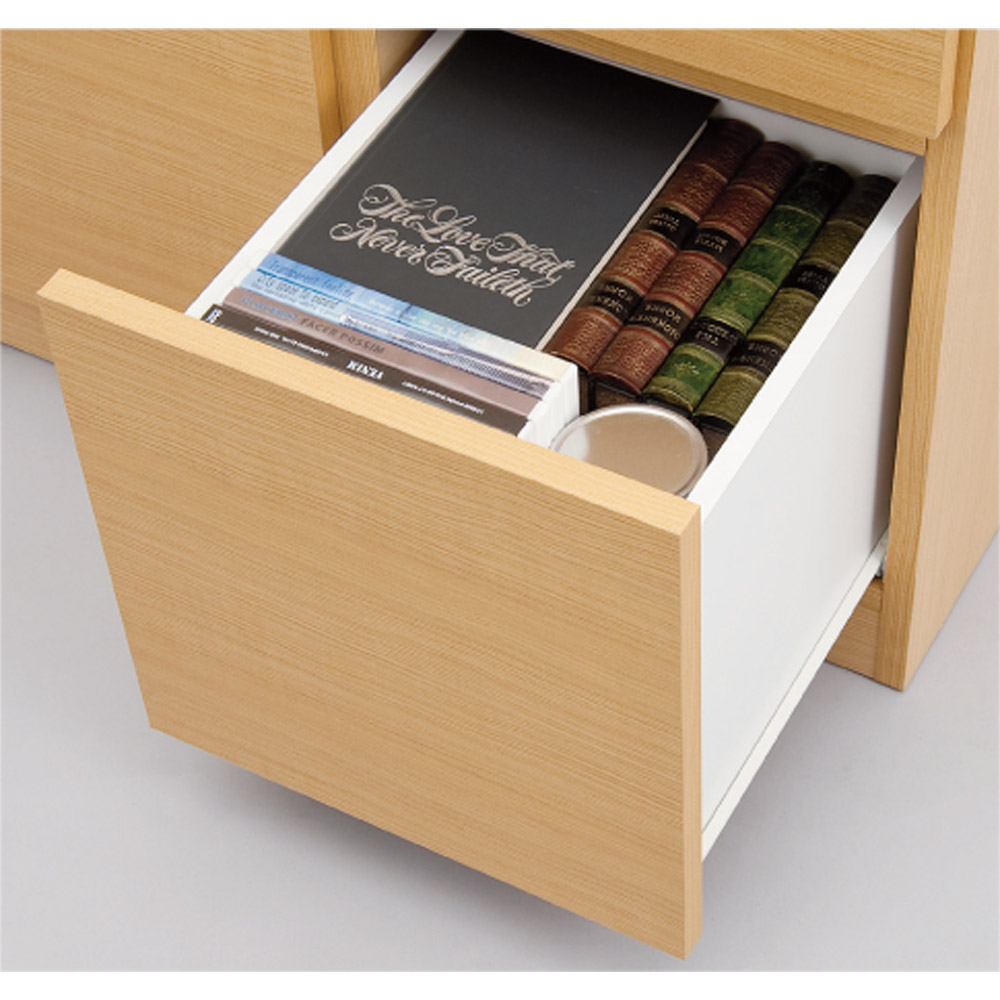 ディノス　扉付き突っ張り収納キャビネット スクエアリビングキャビネット 2段扉 通販 - ディノス