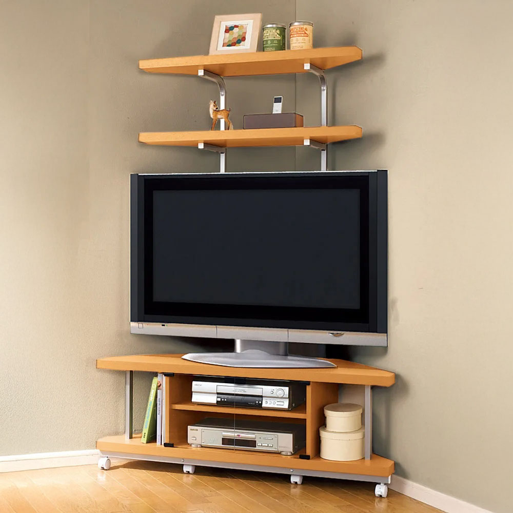 dinos（ディノス） 32 40インチ コーナーテレビ台（上棚付き） 幅120cm