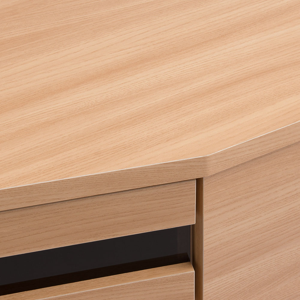 dinos（ディノス） 50 55インチ コーナー壁面収納テレビ台 幅117高さ