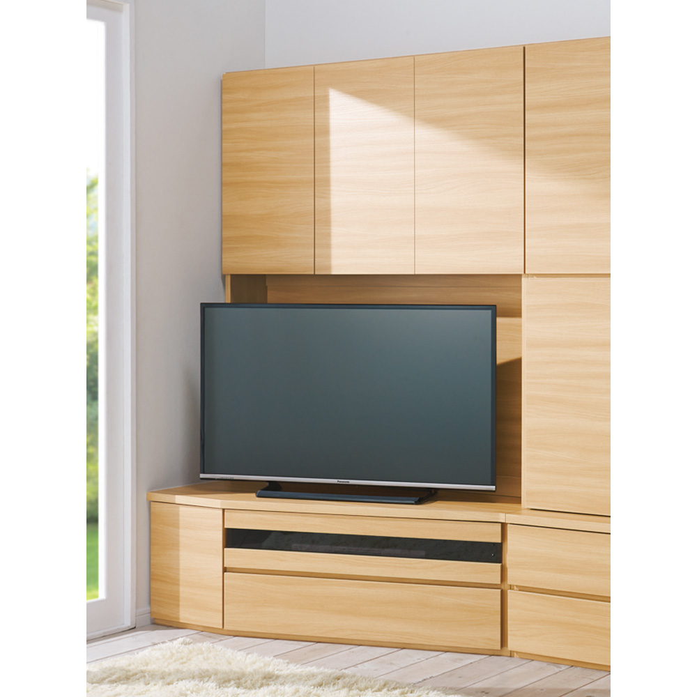 収納付きテレビ台 タカシン家具工業 テレビ台 55V対応 壁面収納 扉付き 木製 ハイタイプ