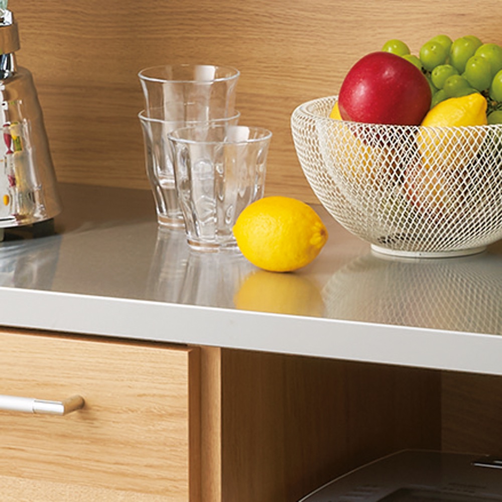 ディノス 手元が隠せる間仕切りキッチンカウンター 調理台 食器棚 150cm dinos-kagu_1236410619