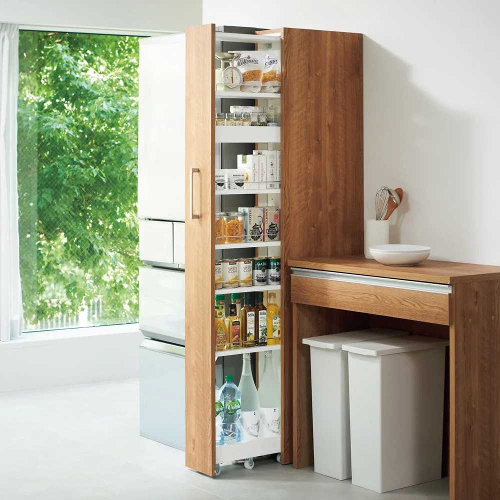 dinos（ディノス） キッチン 冷蔵庫横 隙間 すき間 収納 おしゃれ 北欧