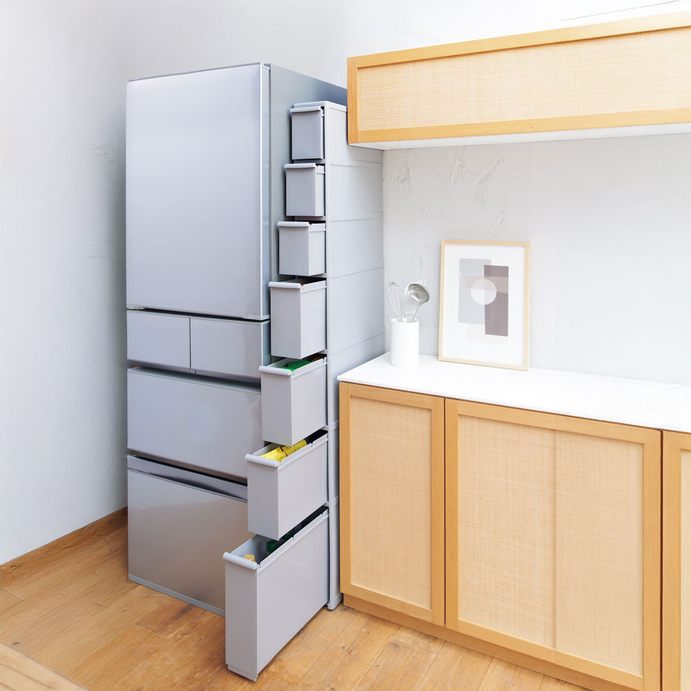 dinos（ディノス） インテリアに調和する多段スリム収納 ハイタイプ 7