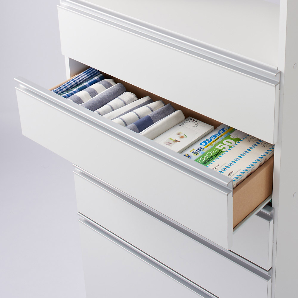 dinos（ディノス） 薄型で省スペースキッチン突っ張り収納庫 チェスト