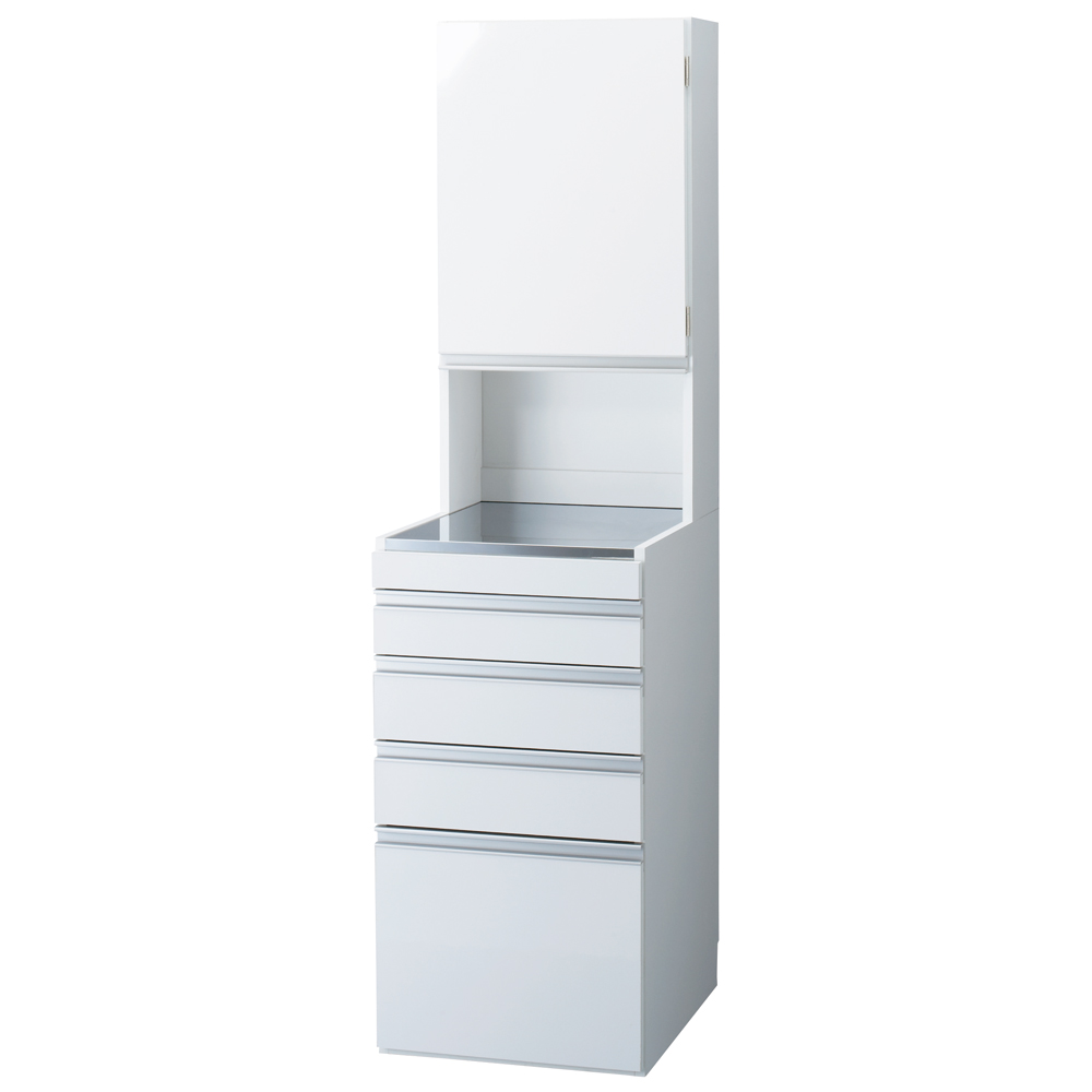 dinos（ディノス） ［幅45奥行55高さ170cm］ダブルステンレス天板隙間