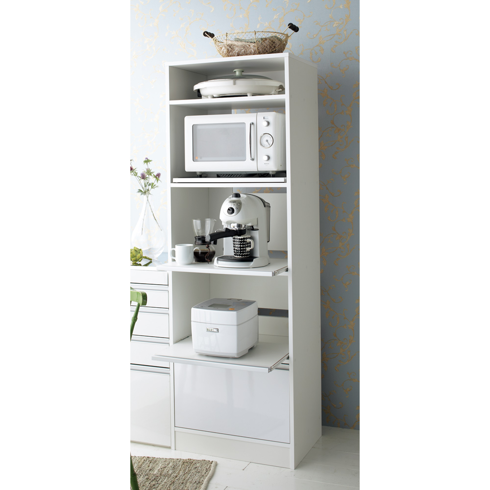 dinos（ディノス） 奥行スリム 幅が選べる 省スペース家電収納庫 幅