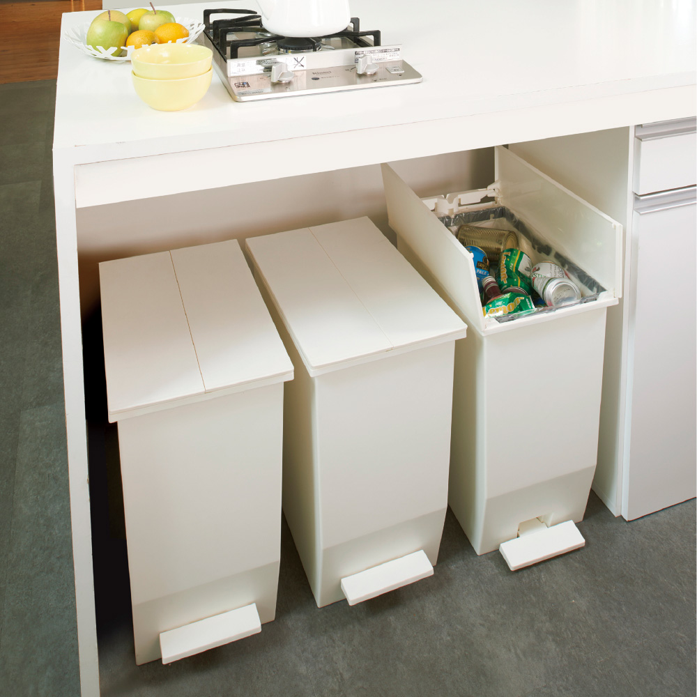 dinos（ディノス） 【45リットル×3個組】抗菌加工あり 棚下に置ける