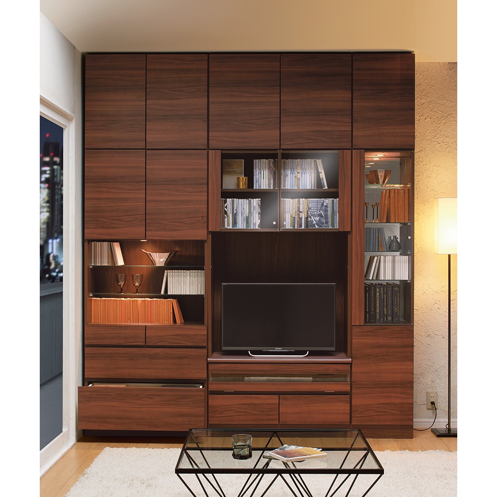 dinos（ディノス） 50 55インチ 壁面収納テレビ台 幅121高さ180cm