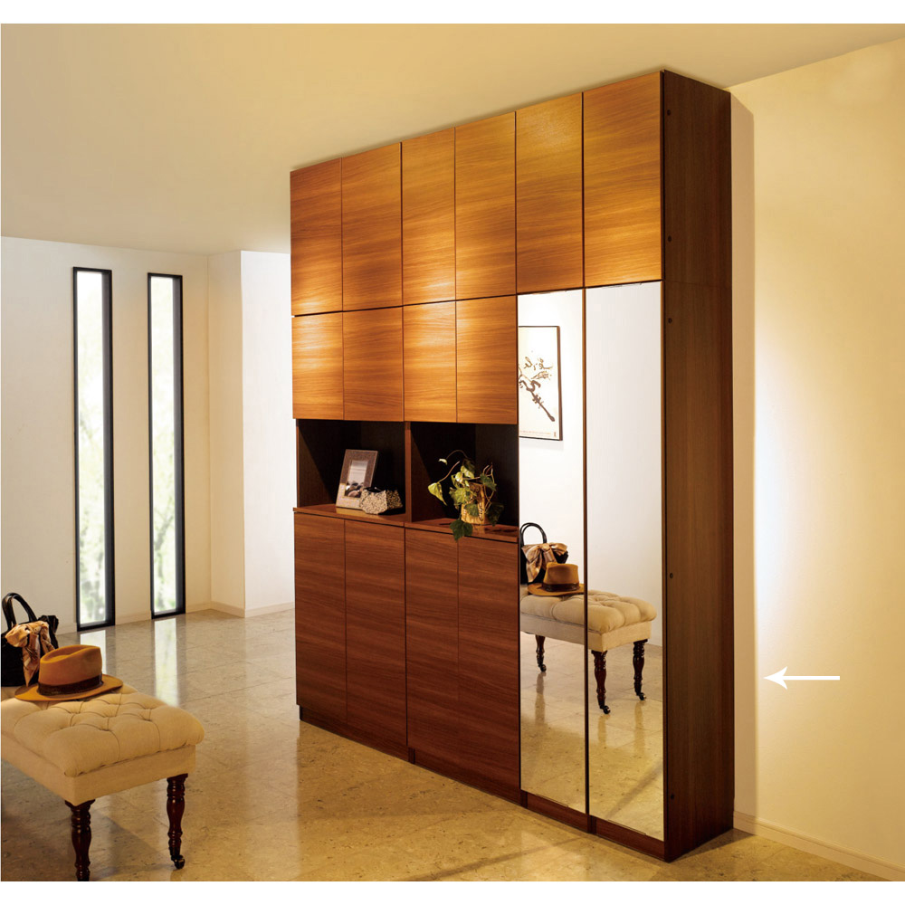 訳アリ新品 ディノス 定6万「ミラーシューズボックス」下駄箱 鏡 収納 スリッパ 訳アリ新品 ディノス 定6万「ミラーシューズボックス」下駄箱 鏡 収納