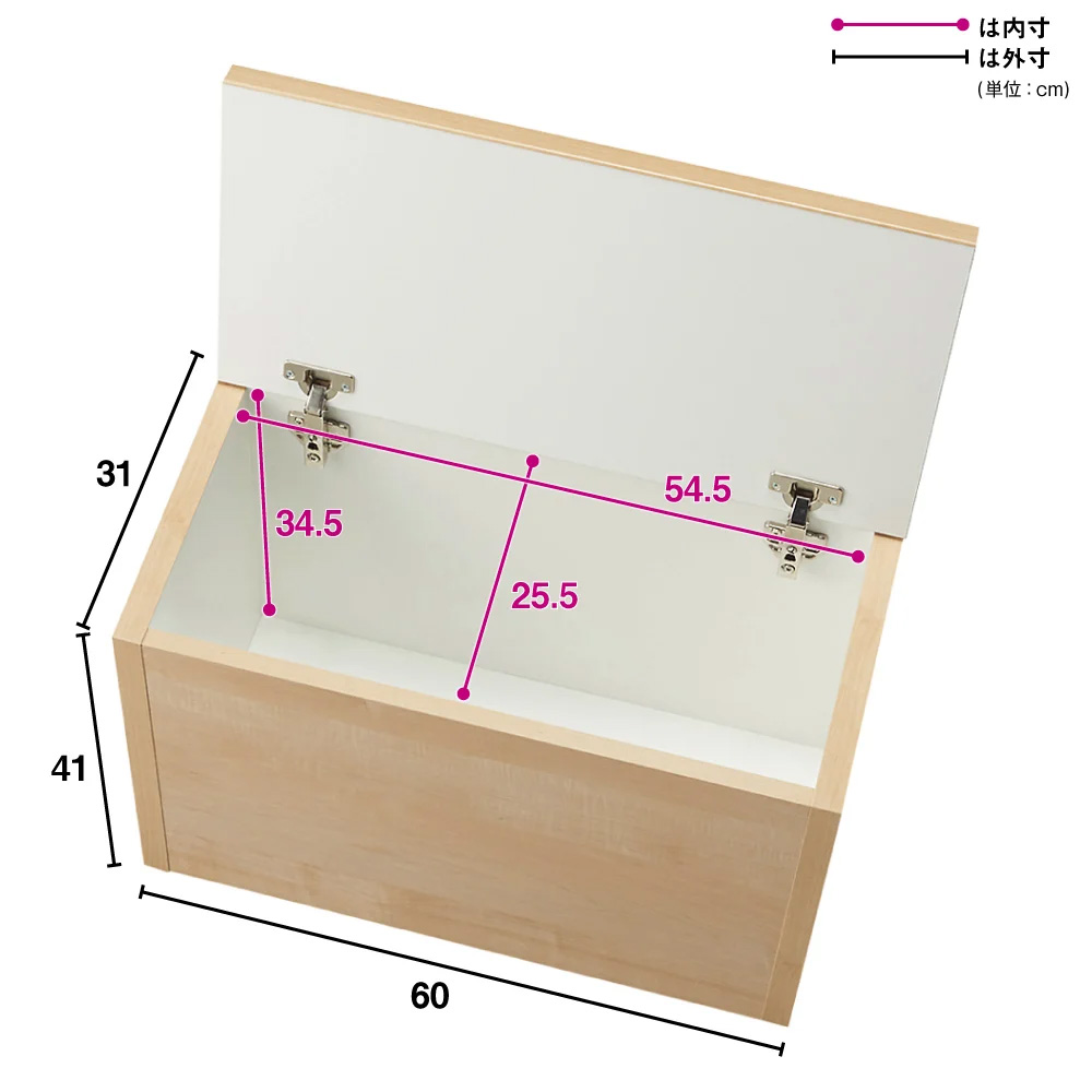 dinos（ディノス） 耐荷重100kg！組立不要 収納庫付ベンチ ボックス