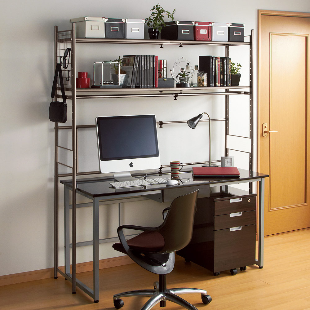 dinos（ディノス） 頑丈フレキシブル伸縮ラック 幅103-160cm 本棚