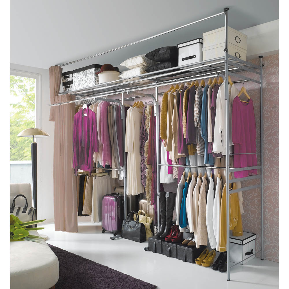 dinos（ディノス） 奥行79cm 上下カーテン付き突っ張り頑丈ハンガー