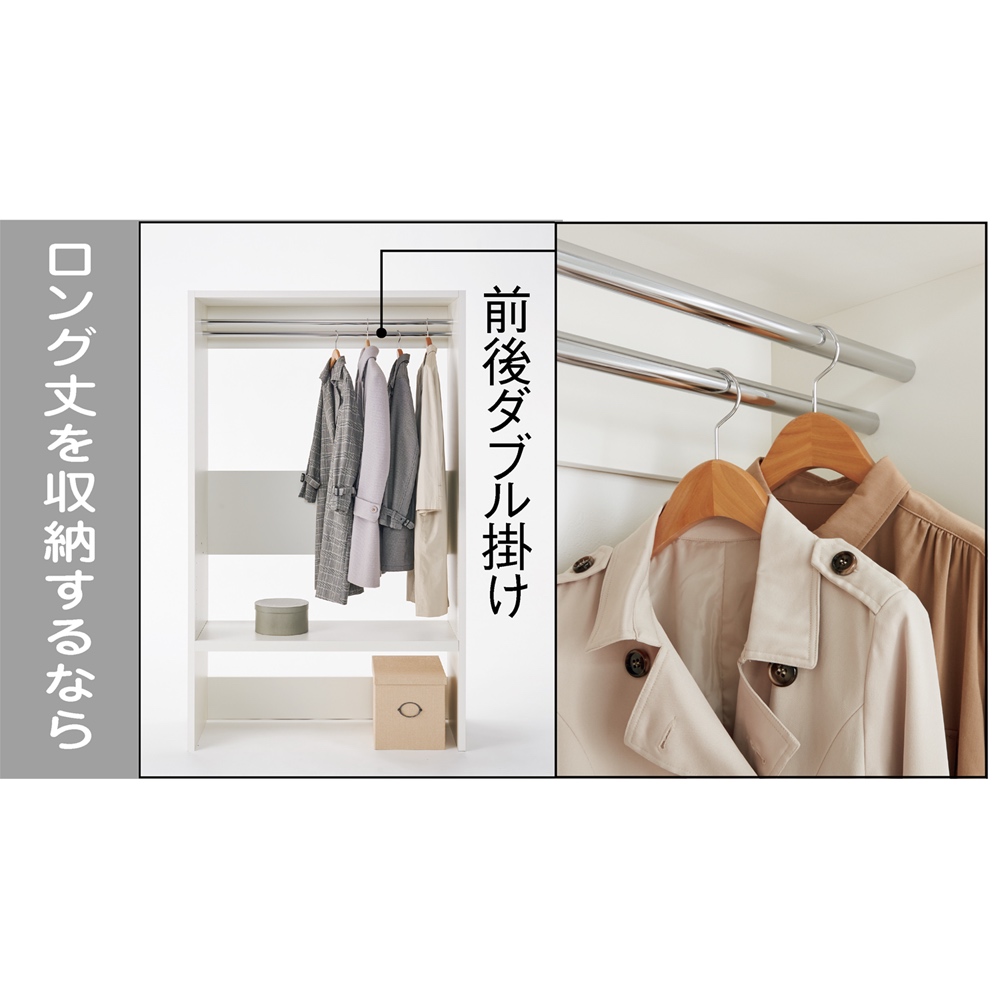 dinos（ディノス） ウォークインクローゼット収納シリーズ ハンガー
