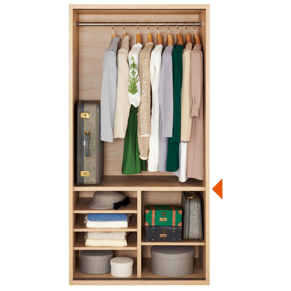 dinos（ディノス） ワードローブ 【オシャレな北欧風デザイン】天然木