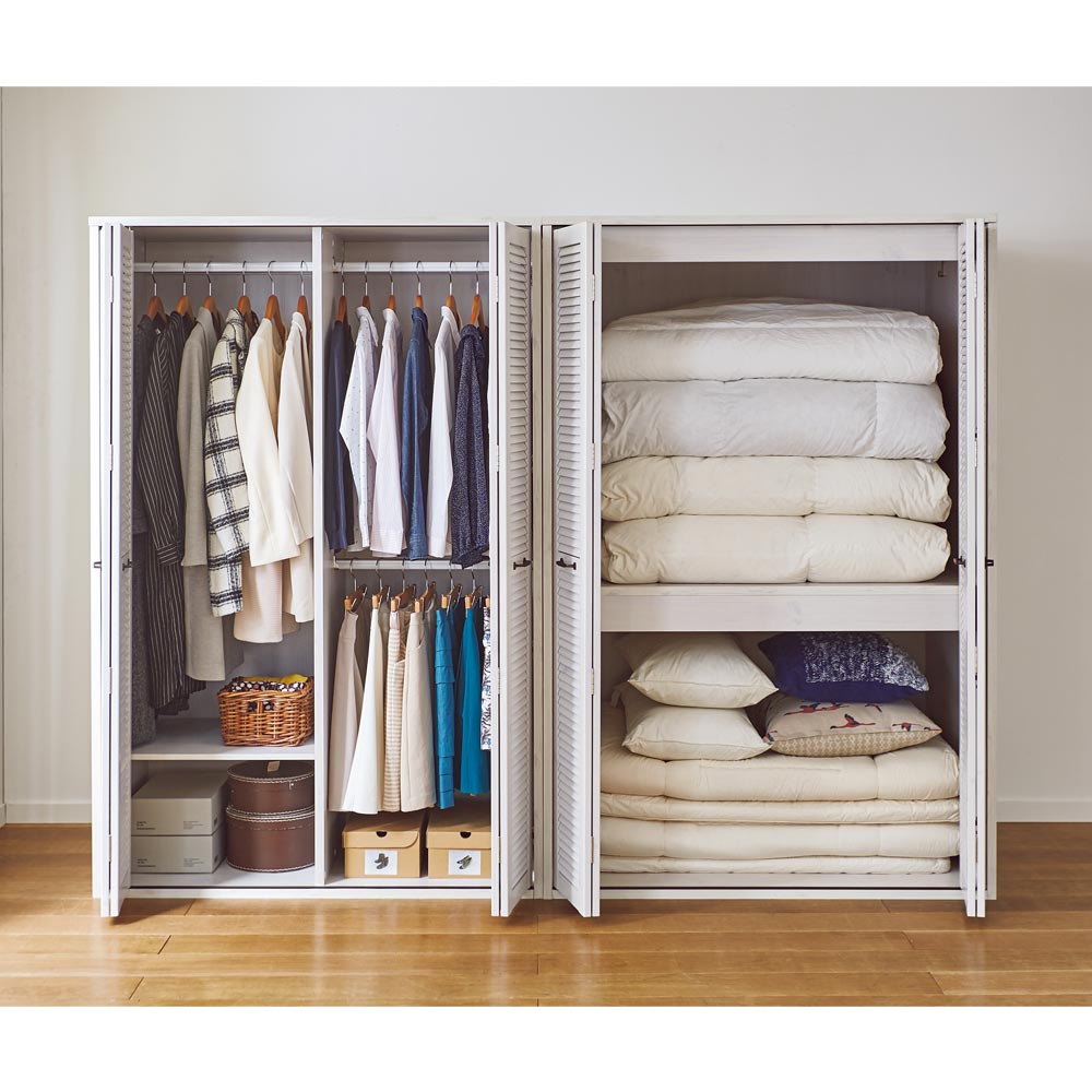 dinos（ディノス） ルーバー 折れ戸クローゼット クローゼット 幅120cm