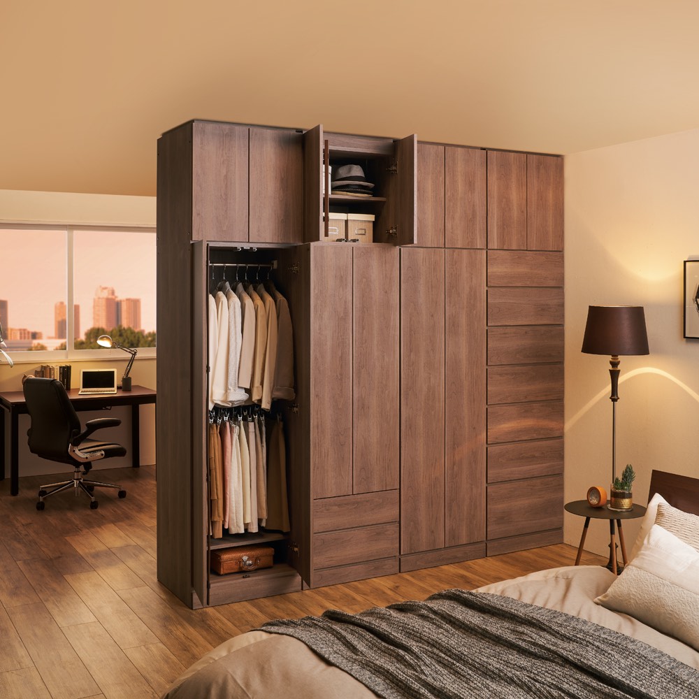 dinos（ディノス） 壁面間仕切りワードローブ 棚タイプ・幅60cm