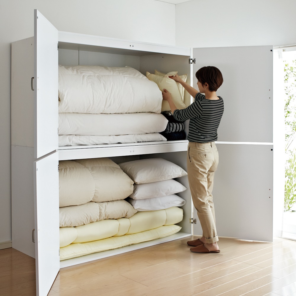 dinos（ディノス） 布団収納庫 衣装ケース 大容量 衣類 棚 寝具 日本製