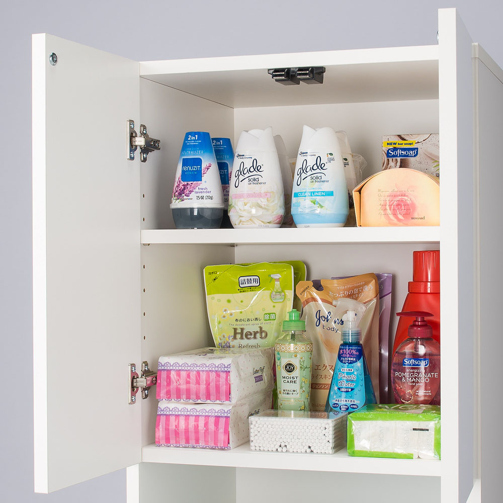 保障できる ディノス 店家具 収納 トイレ収納 洗面所収納 トイレラック サニタリー雑貨 HS Clair エイチエスクレール 引き戸サニタリー収納庫  幅90cm 奥行30cm H32808