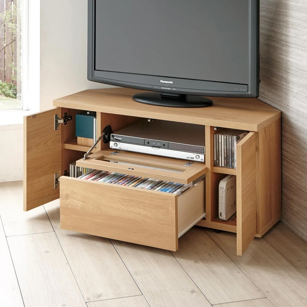 ディノス　モダン ダークウッド テレビボード 　コーナータイプ　配線口付き ディノス モダン ダークウッド テレビボード コーナータイプ 配線口