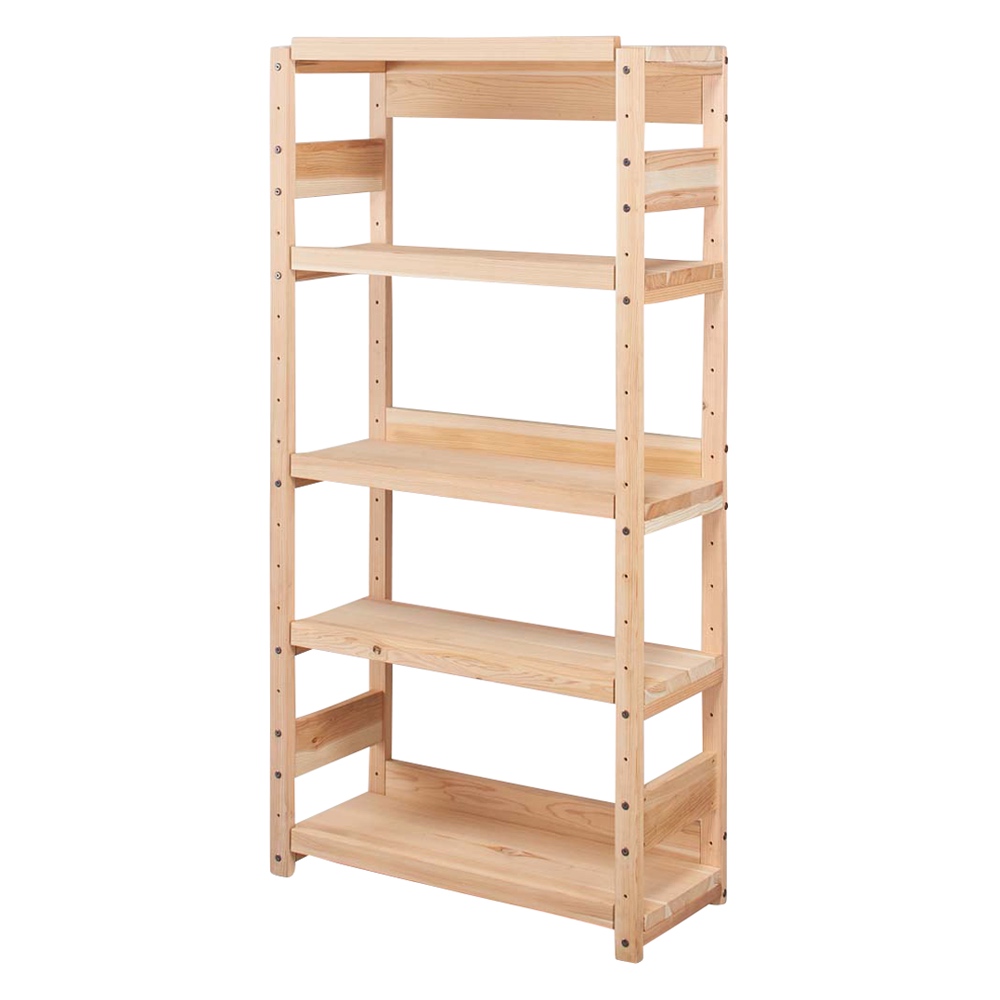 本棚 おしゃれ ラック シェルフ ウッドラック 木製 コーナー 頑丈 国産  