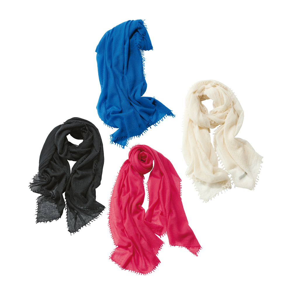 dinos（ディノス） カシミヤ 四方フリンジ ストール ストール スカーフ