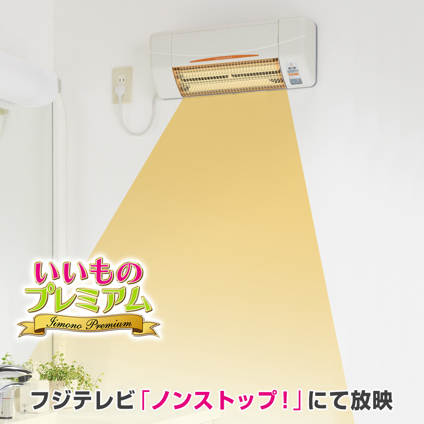 dinos（ディノス） 壁掛け ヒーター 暖房 涼風 2WAY 人感センサー