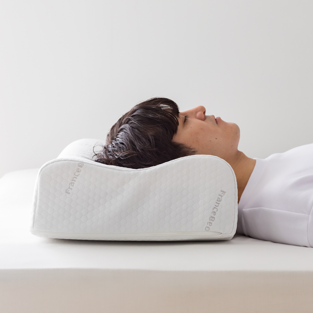 フランスベッド 枕 マカロンピローDX 56×36×12cm 低反発 フランスベッド（FRANCEBED） 快眠 枕 肩こり 首こり 横向き寝 首 肩
