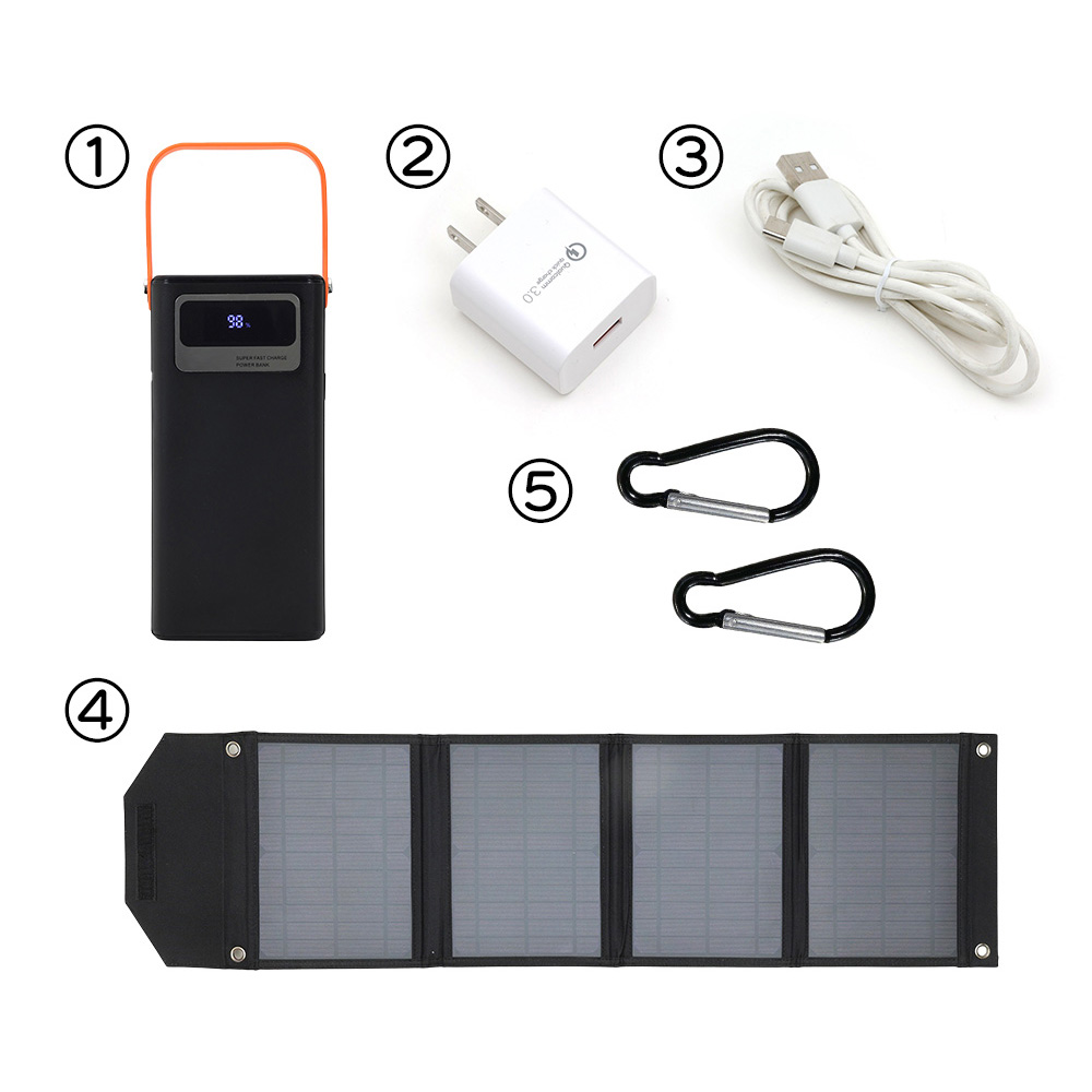 アウトドア用ポータブルファン2個セット　⭐︎ポータブル充電器付き⭐︎ 楽天市場】アウトドア 扇風機 ファン ポータブル 送風機 自動首