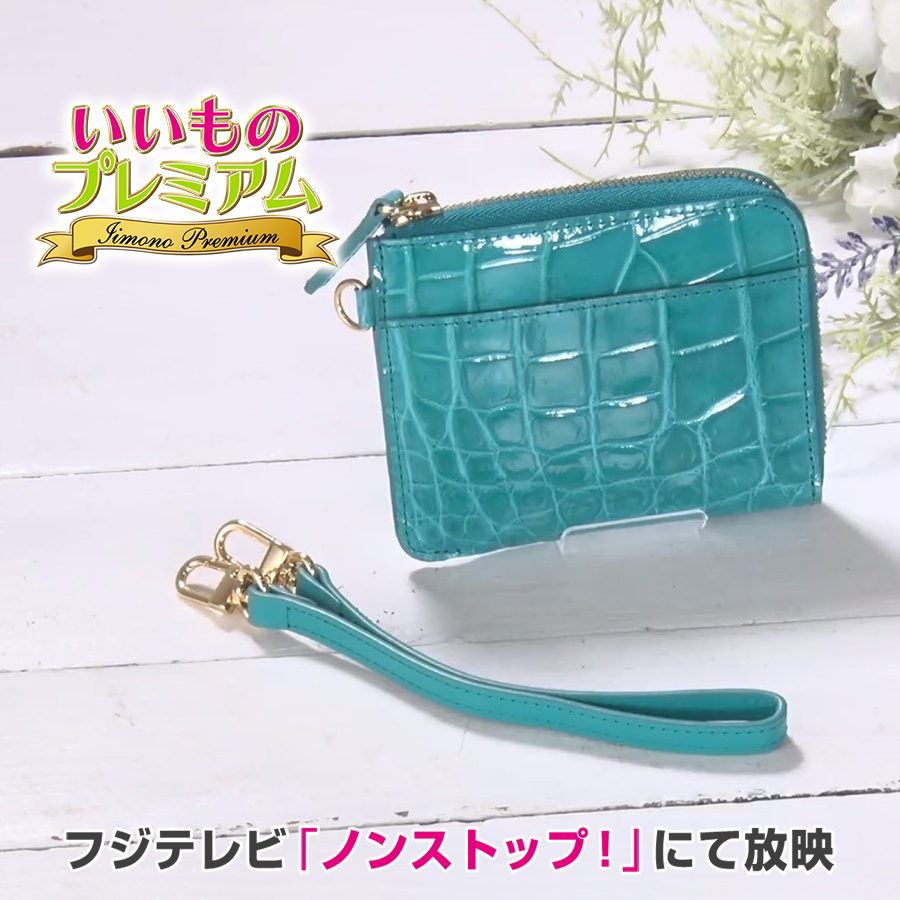 dinos（ディノス） ミニ財布 レディース クロコダイル 財布 コンパクト