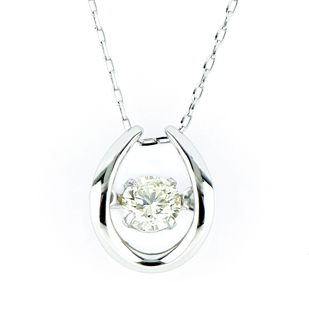 dinos（ディノス） ダンシングストーン プラチナダイヤネックレス 宝石