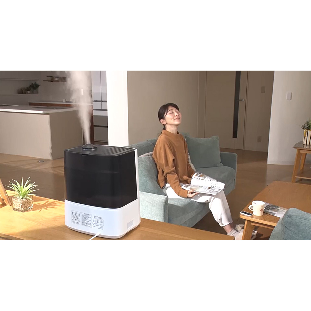 dinos（ディノス） 加湿器 ハイブリッド 加熱式 超音波式 除菌 清潔 大