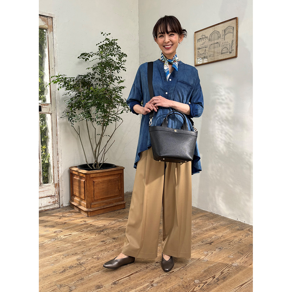 dinos（ディノス） 千秋プロデュース 8ポケット トートバッグ 婦人雑貨 