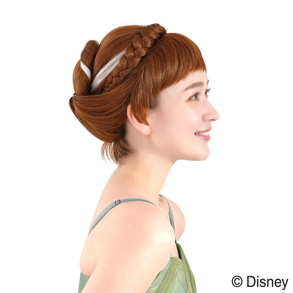 Disney（ディズニー） ハロウィン ウィッグ コスプレ アナと雪の女王