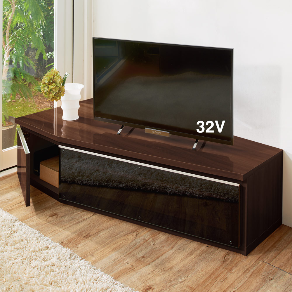 dinos テレビ台 テレビボード コーナーテレビ台 幅123.5cm・左