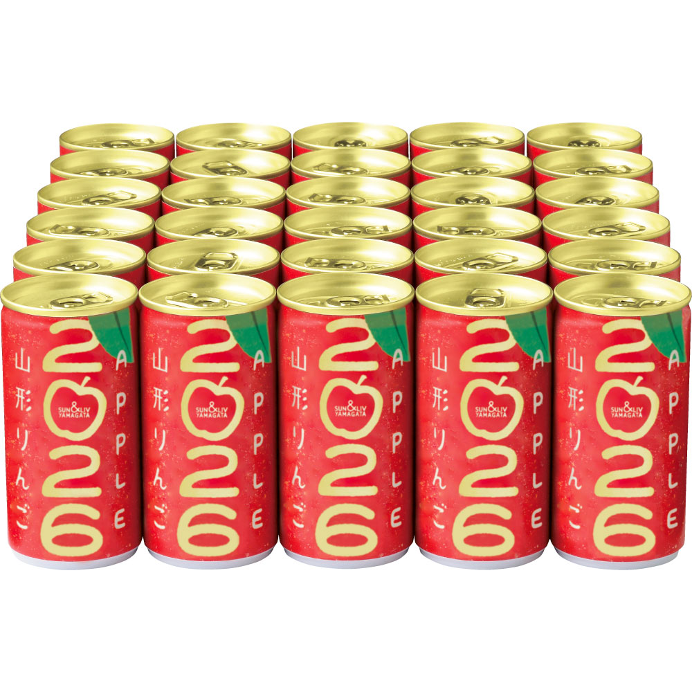 dinos（ディノス） 山形りんごジュース2026（30缶） ドリンク 飲み物