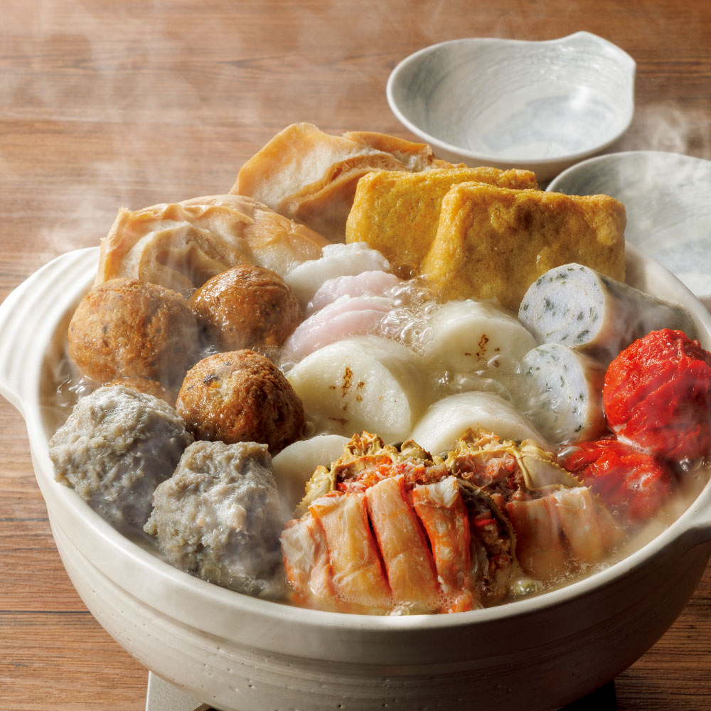 赤玉本店 「赤玉本店」9種のおでんセット（かに面入り）3-4人前 お惣菜