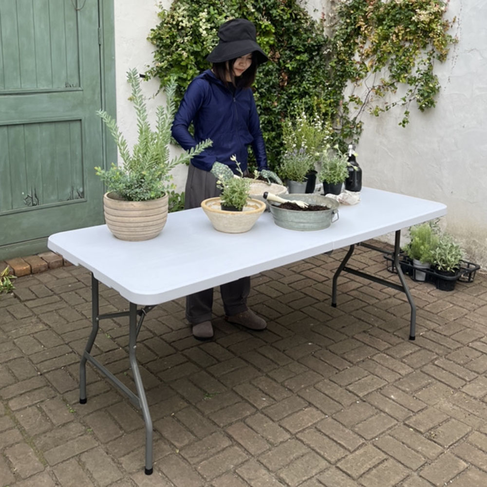 dinos（ディノス） 折りたたみ作業台シリーズ ホワイトテーブル180