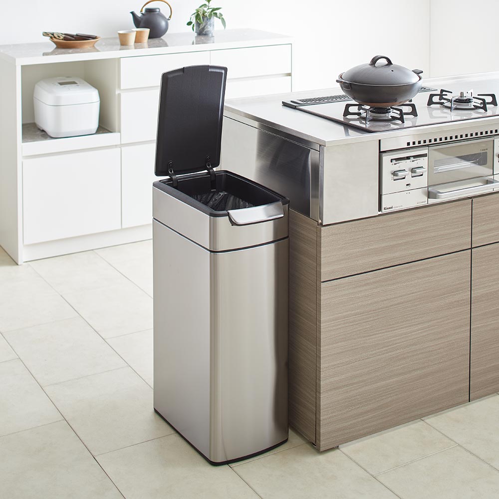シンプルヒューマン　ダストボックス　40ℓ スリム dinos（ディノス） simplehuman/シンプルヒューマン タッチバー