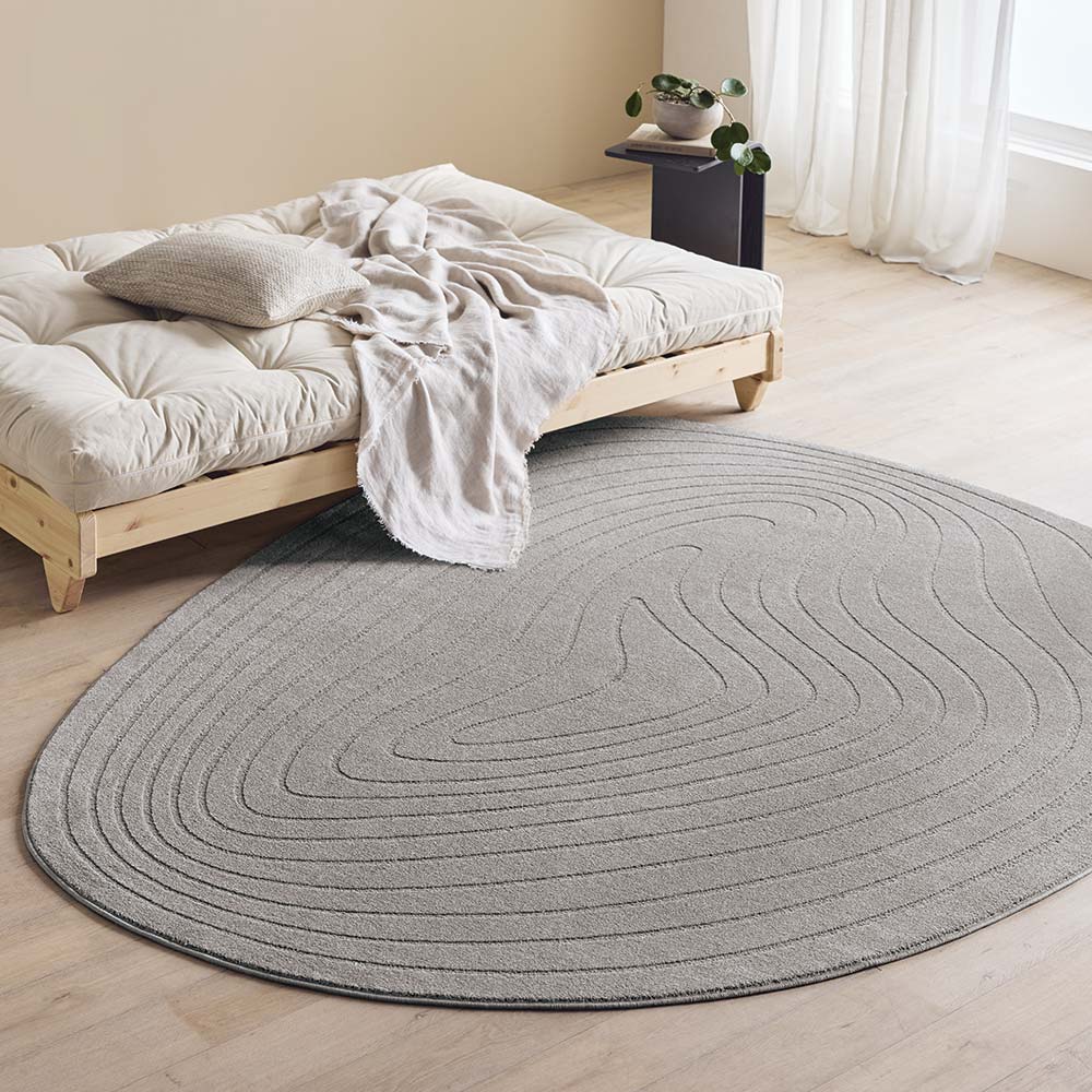 dinos（ディノス） ≪約133cm×195cm≫ ストーンシェイプラグ ラグ