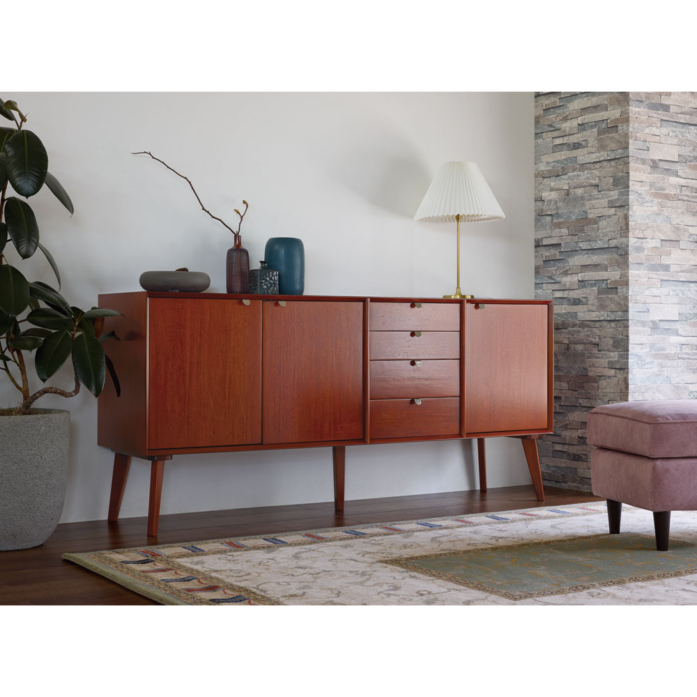 dinos（ディノス） ヴィンテージ調 Vカットシリーズ リビングボード