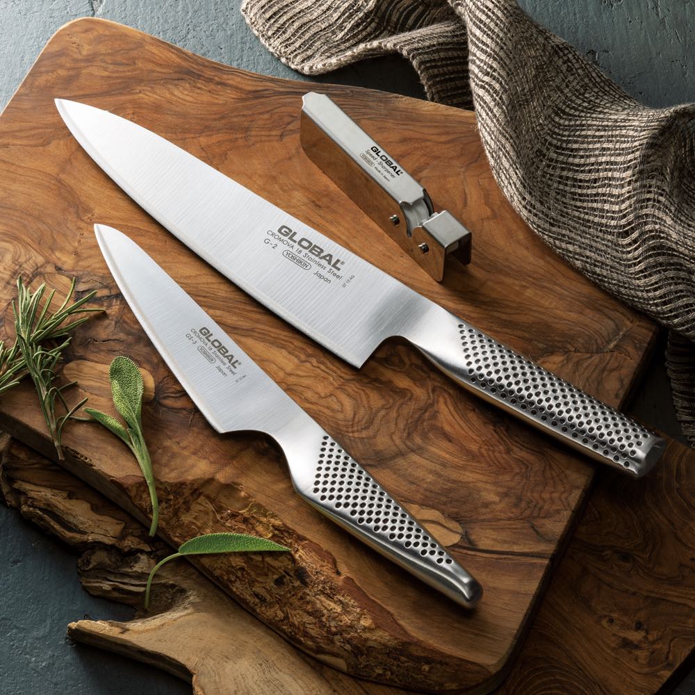 dinos（ディノス） GLOBAL/グローバル 牛刀20cm＋ペティ13cmセット