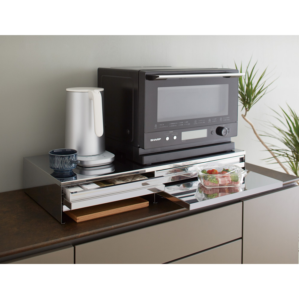 dinos（ディノス） S-tena/ステナ ステンレス製 スライドテーブル付