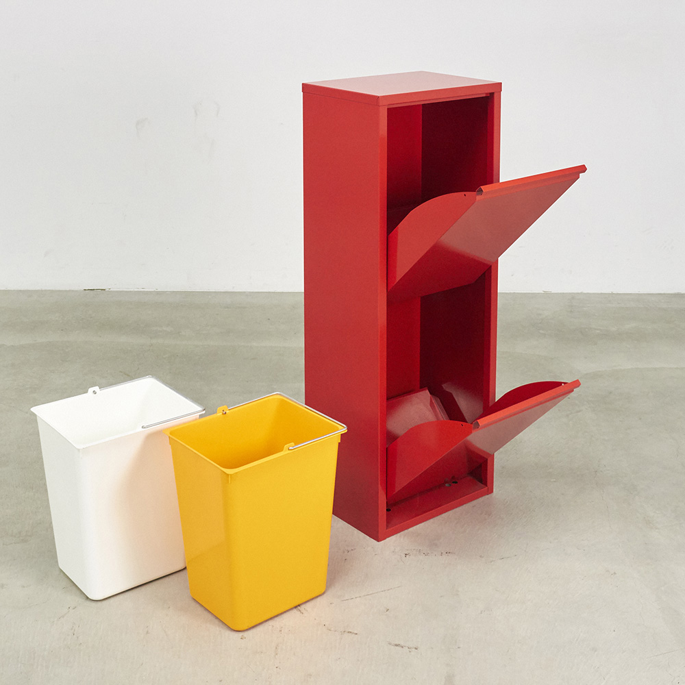 DOTTUS ダストボックス STEEL DUST BOX Waste Bin Separator 2 分別 ダストボックス / Dottus